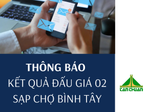 Thông báo kết quả thực hiện Kế hoạch tổ chức đấu giá