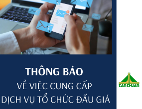 Thông báo về việc cung cấp dịch vụ tổ chức đấu giá khai thác cho thuê đối với 02 cơ sở nhà, đất do VPTU ủy quyền Đợt 06 - năm 2025