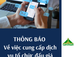 Thông báo về việc cung cấp dịch vụ tổ chức đấu giá khai thác cho thuê đối với 04 cơ sở nhà, đất do Văn phòng Thành ủy ủy quyền khai thác cho thuê (Đợt 3 - năm 2026)