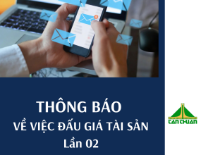 Thông báo về việc đấu giá tài sản