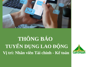 Thông báo về việc tuyển dụng lao động