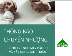 Thông báo về việc gia hạn thời gian tham gia chào giá chuyển nhượng nền nhà thuộc dự án KDC Đường số 10, huyện Bến Lức, tỉnh Long An