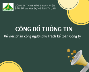 Quyết định số 082/QĐ-TT công bố thông tin bất thường về việc thay đổi Kế toán trưởng, Trưởng Phòng Tài chính - Kế toán