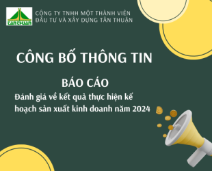 Báo cáo đánh giá về kết quả thực hiện kế hoạch sản xuất kinh doanh năm 2024