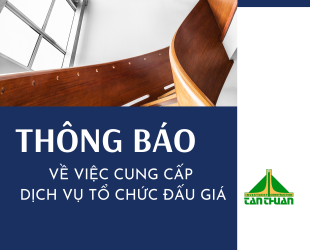 Thông báo về việc cung cấp dịch vụ tổ chức đấu giá khai thác cho thuê đối với 02 sạp chợ tại Chợ Bình Tây, Quận 6 do Văn phòng Thành ủy ủy quyền (Đợt 02 - năm 2025)